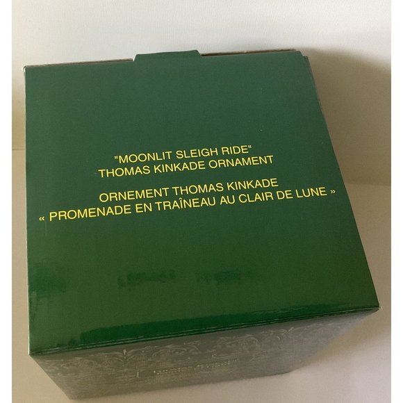 Thomas Kinkade Holiday Ornament "Moonlit Sleigh Ride" 2004 Painter of Light - Picture 8 of 8